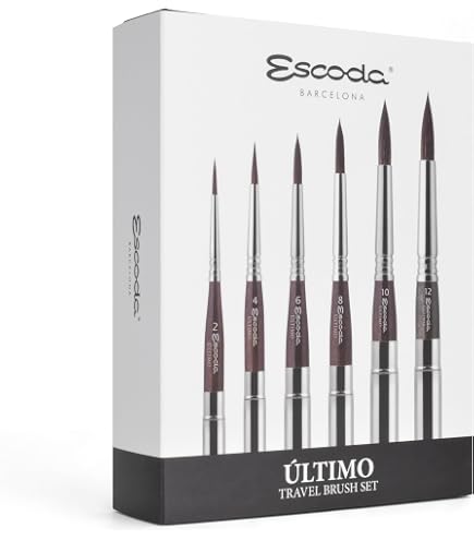 Amazon.com: Escoda 1526 Ultimo Series Artist Watercolor Travel 6